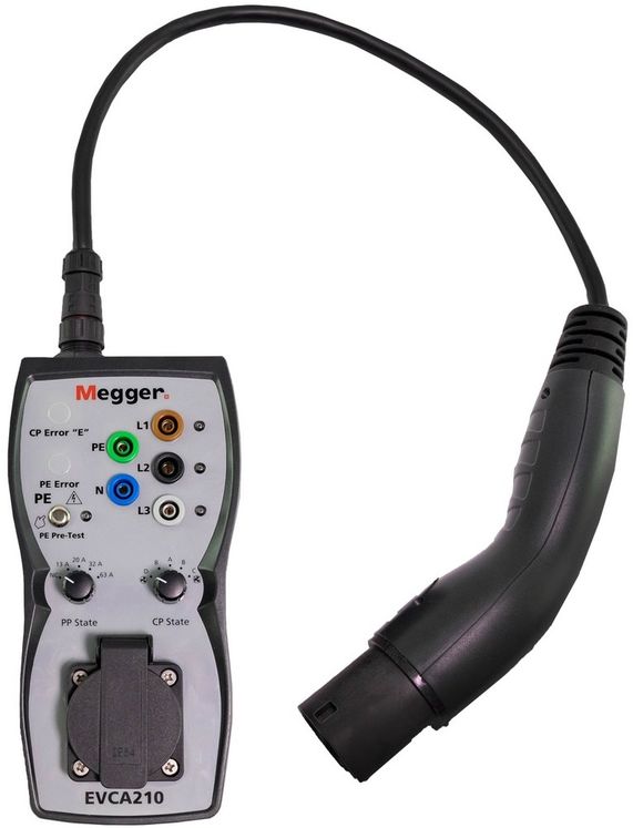 EVCC300 - Vérificateur de chargeur de véhicule électrique - MEGGER -  Distrimesure