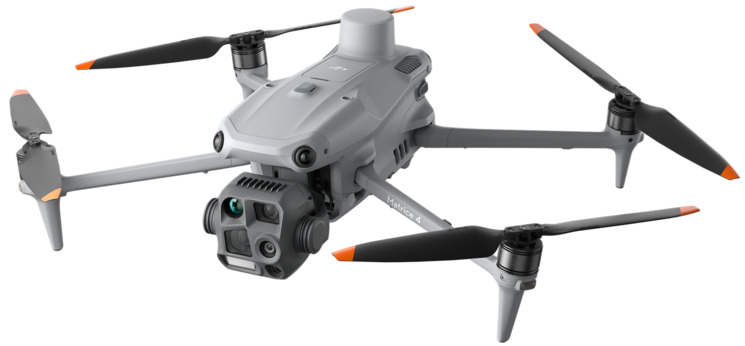 Drône DJI Matrice 4T Enterprise Thermal C2 - Avec assurance DJI Care 1 an