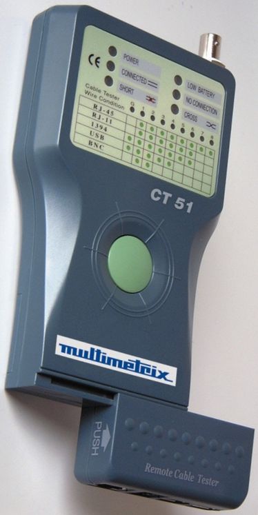 Multimetrix CT51 - Achat Testeur LAN Multimetrix