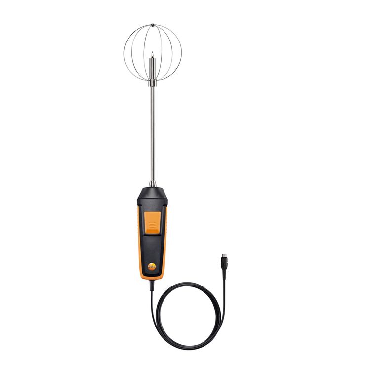 Sonde omnidirectionnelle de mesure du degré de turbulence, courant d´air - filaire